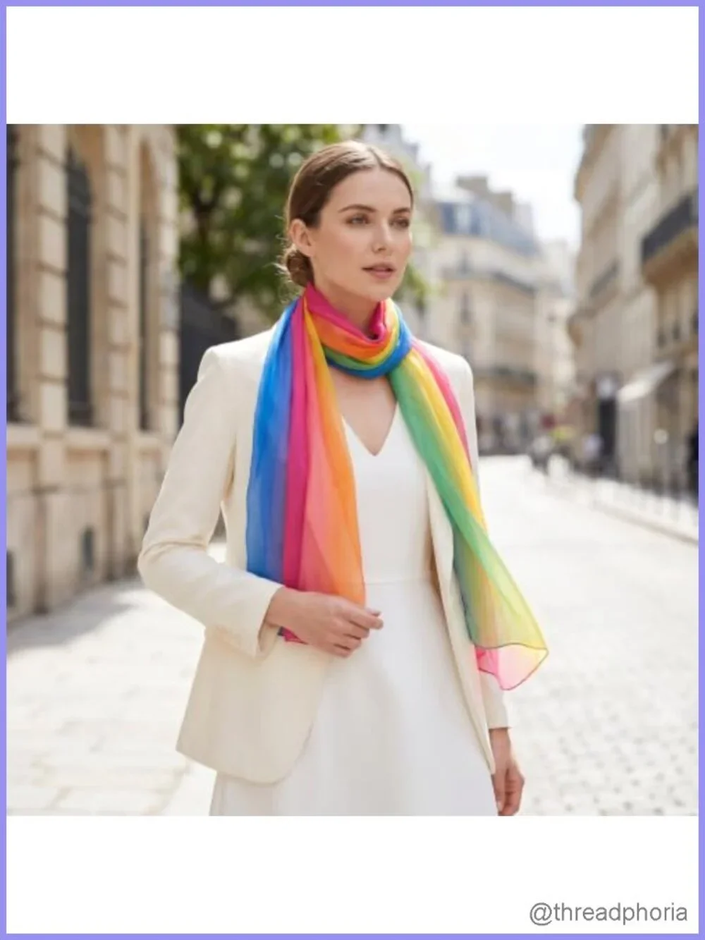Soft Chiffon Lightweight Sheer Wrap Elegant Shawl Scarf